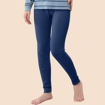 ATOGUTA Boys Leggings Tights Athletic Base Layer Under Pants Size 2T-15, Dark Blue