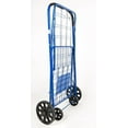 thumbnail image 2 of ATH Large Deluxe Rolling Utility / Shopping Cart - Stowable Folding Heavy Duty Cart with Rubber Wheels For Haul Laundry, Groceries, Toys, Sports Equipment, (Blue, XL), 2 of 3