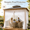 thumbnail image 2 of DONGPAI Mosquito Net for Patio Garden Mesh Screen Barrier, Super Dense Patio Netting for Balcony Porch Protecting DIY Size Adjustable, 1 Panel, 2 of 9