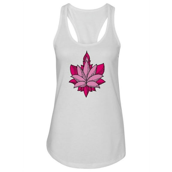 Lotus Pink Tank Women -Image by Shutterstock, Female Small