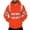Orange, variant on ZHaobin Man Sweatshirt Fashion High Visibility Mens Road Work Jacket Men'S Reflective Strip Hoodies Color Block Long Sleeve Work Coat (Orange,L)