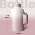 thumbnail image 6 of BOTTLE BOTTLE Insulated Water Bottle 64 oz with Straw and Dual-use Lid Stainless Steel Water Bottle with Handle Vacuum Stainless Steel Jug for Workout and Sports pink gradient, 6 of 7