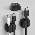 Cable Staples SOULWIT Cable Holder Clips, 3-Pack Cable Management Cord Organizer Ethernet Cable