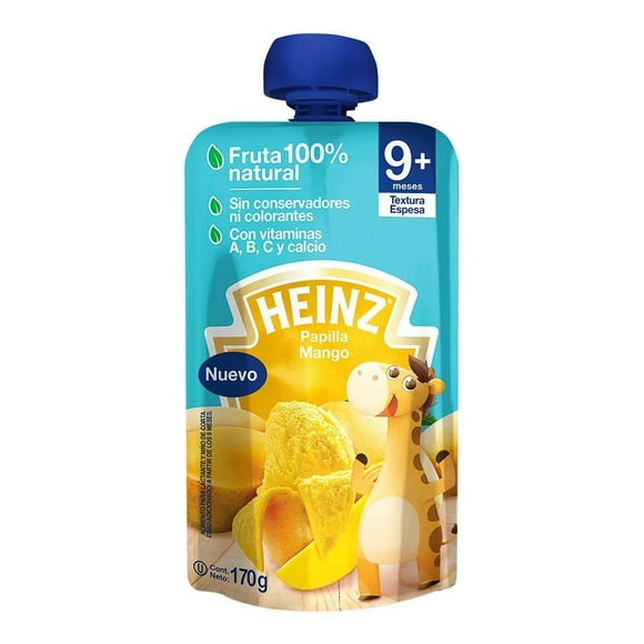 Papilla Heinz etapa 3 sabor mango pouch 170 g