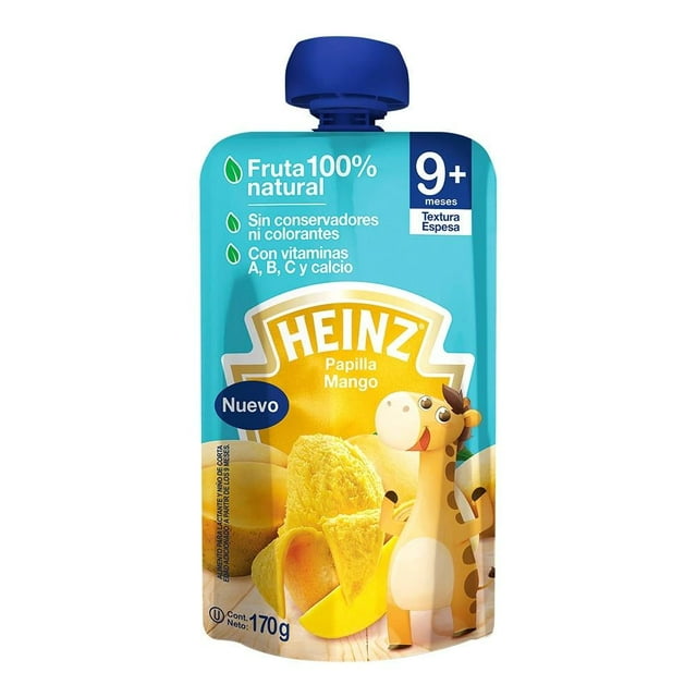 Papilla Heinz etapa 3 sabor mango pouch 170 g