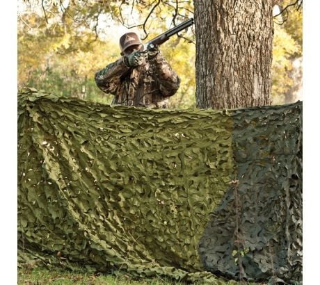Cover,Individual,Military,Woodland Netting,Camo,5' X 8',NEW-1ea 