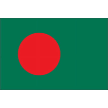 Y H M National Flag Bangladesh Flag 4 x 6 feet Bunting For Marine Industrial Use