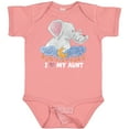 thumbnail image 3 of Inktastic I Love My Aunt Cute Elephants with Moon and Stars Boys or Girls Baby Bodysuit, 3 of 5