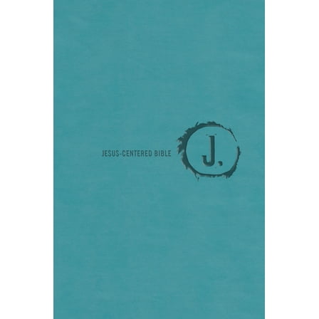 Jesus-Centered Bible NLT, Turquoise (Hardcover)