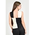 thumbnail image 3 of Blusa bicolor con aro Roman Fashion /Juvenil, 03261 (Negro) negro G, 3 of 5