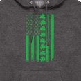 thumbnail image 3 of Instant Message - Lucky USA Flag - Men's Pullover Hooded Fleece Sweatshirt, 3 of 7