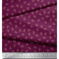 thumbnail image 3 of Tissu de Canard de Coton Pomme Géométrique, Feuilles et Fruits Rouges Fruits Tissus Imprimés par Yard 42 Pouces de Large, 3 of 3