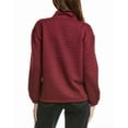 thumbnail image 2 of Nanette Nanette Lepore womens  Cable Quilted Cardigan, l, Red, 2 of 3