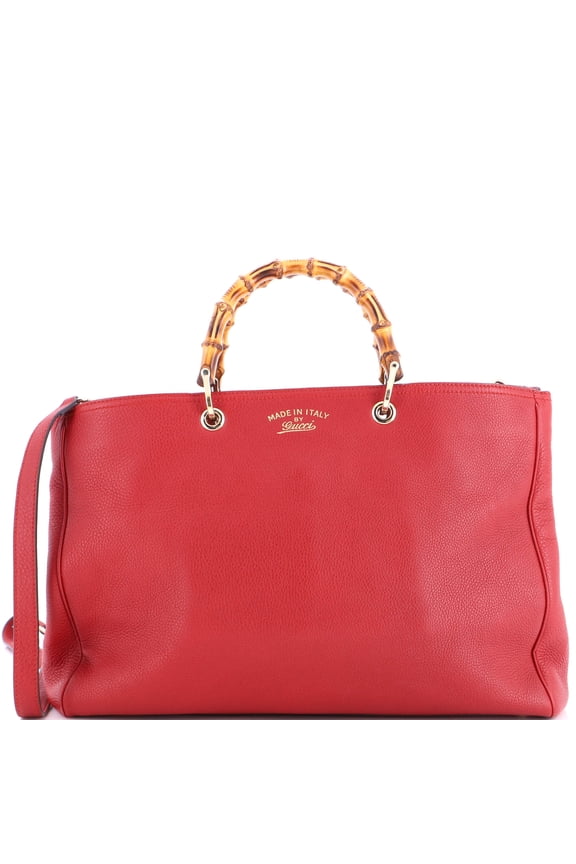 Pre-Owned Bamboo Shopper Tote Leather Large By Rebag