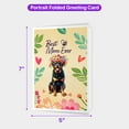 thumbnail image 5 of Best Rottweiler Mom Ever Happy Mother's Day 5x7in Folded Greeting Card Rottie Dog Lover Gifts Idea Single Note Card with Envelope - 02002, 5 of 5