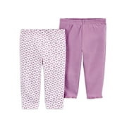 Child of Mine by Carter's Baby Girl Pants, 2 Pack, Preemie-24 Months