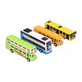 thumbnail image 3 of Modelo de autobús, 4 piezas de juguetes de autobús de aleación, autobús de juguete para niños, autobús de juguete construido para el futuro, 3 of 14
