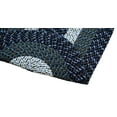 thumbnail image 4 of Better Trends 24"x 68"x 68" L-Shape Braided Rug 100% Polypropylene Durable and Stain Resistant Reversible Indoor Area Utility Rug, Country Stripe Collection - Dark Blue Stripe, 4 of 5