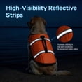 thumbnail image 5 of Supet Ripstop Dog Life Jacket, Durable Pet Flotation Vest with Adjustable Straps and Rescue Handle for Dogs Swimming, Boating and Water Activities, 5 of 8