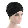 thumbnail image 4 of Herrnalise Women India Africa Muslim Stretch Turban Hat Scarf Wrap Cap, 4 of 6
