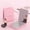 Pink, variant on Zhuke Pocket 2x Magnification LED Compact Travel Cosmetic With Wallet Light 2 Sides Portable Foldable Handheld Small Light Gift Travel Mirror