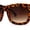 Tortoise Brown, variant on Womens Thick Plastic Horn Rim Retro Oversize Sunglasses Tortoise Brown