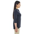 thumbnail image 3 of DEVON & JONES DP188W LADIES' PERFECT FIT TAILORED OPEN NECKLINE TOP, 2XL, NAVY, 3 of 3