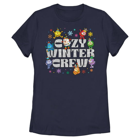 Womens Rainbow Brite Cozy Winter Sprites Crew T Shirt