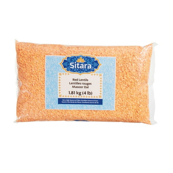 Sitara Masoor Dal Red Lentils, 1.81 kg (4 lb)