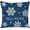 Blue, variant on Hello Winter Snowflake Christmas Throw Pillow Cover 18x18 Inch Beige Outdoor Neutral Christmas Decorations Xmas Holiday Decorative Throw Pillow Case for Home Living Room Bedroom Couch Decor