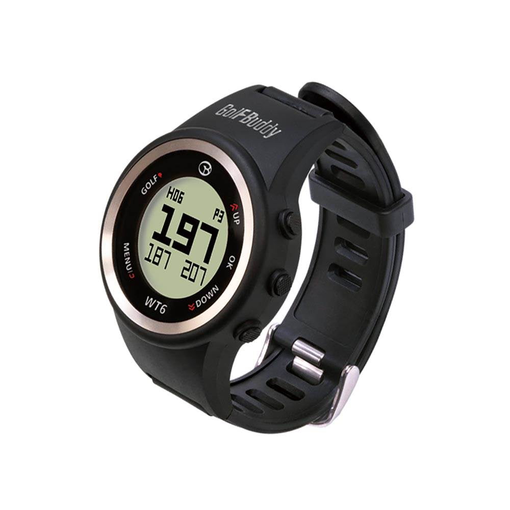 Golf Buddy WT6 Distance Tracking Golf Range GPS Rangefinder Wear Watch Black