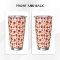 thumbnail image 3 of KLL Ladybugs With Heart Spots Print 40oz Stainless Steel Insulated Car Cup with Spillproof Lid - Keep Your Drink Hot or Cold on the Go-Straw Three-piece Set, 3 of 8