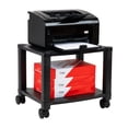 thumbnail image 4 of Mind Reader Rolling Printer Cart, Utility Cart, Printer Stand, Under Desk Storage, Black, 4 of 12