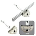 Woodworking Table Saw Adjustable Angle Ruler Miter Gauge with Track ...