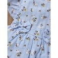 thumbnail image 6 of Blotona Baby Girl Romper Dress Cotton Linen Floral Sleeveless Ruffles Bodysuit Playsuit, 6 of 9