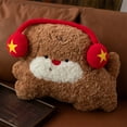 thumbnail image 2 of FeiFu Cute Headphone Dog Plushes Pillow Irregular Shaped Sofa Cushion Scrappy Dog Plushes Toy Soft Suitable for Sofa Bed Decoration, 2 of 6