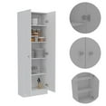 thumbnail image 6 of Home Square 2-Piece Set with Wood Kitchen Island & Storage Pantry Cabinet, 6 of 17