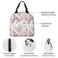 thumbnail image 3 of Easygdp Romantic Travel In Paris Premium Insulated Lunch Bag - Waterproof Oxford Cloth, Aluminum Foil Lining, Large Capacity, Front Pocket, Unisex for Work, School, Outdoor Activities, Picnics, 3 of 5