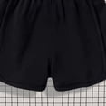 thumbnail image 4 of hoksml Kids Cotton Back to School Shorts Elastic Waist Athletic Shorts with Pockets Casual Playwear for Boys Girls, 4 of 6