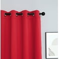 thumbnail image 2 of INLINAS 52W x 84L Inch Blackout Curtains for Bedroom, Thermal Insulated, Noise Reduction, Energy Saving Set of 2 Panels, True Red, 2 of 7