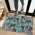 thumbnail image 2 of Bernese Mountain and Flower Door Rugs,Washable Non Slip Door Mats Indoor,Decorative Door Mats,Entry Mat Indoor for Entrance,Bedroom,Kitchen,Bathroom,20"x32", 2 of 6