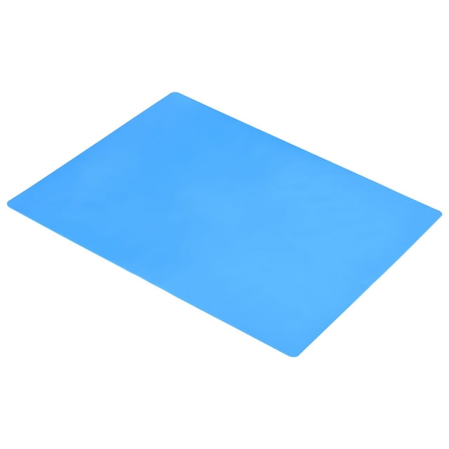 Uxcell 19.69'' x 15.75'' Silicone Mat Resin Casting Crafts Pad Non-Slip Nonstick Sheets Protector Blue