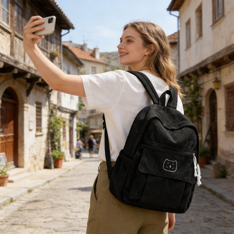 backpack for commuting with laptop Slim Lightweight Waterproof 15.6" Backpack Work Black 17.3inch / 49*33*9cm Whether heading to the office Laptop Backpack for Commuting Business