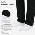 thumbnail image 4 of Women's 4-Pack Loose Fit Open Bottom Fleece Jogger Sweatpants with Velcro Cargo Pockets (S-5XL), 4 of 8