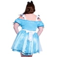 thumbnail image 5 of Wonderland Women's Miss Alice Women's Halloween Fancy-Dress Costume for Adult, 2X, 5 of 6