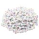 thumbnail image 1 of 500 piezas de cuentas acrílicas redondas mixtas blancas con forma de corazón de 4x7 mm, coloridas, para la fabricación de joyas, pulseras y collares DIY., 1 of 4