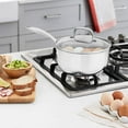 thumbnail image 3 of NuWave 1.5-Quart Stainless Steel Saucepan with Vented Lid, Silver, Boiling, Oven, Steam, 3 of 5