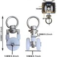 thumbnail image 3 of 20 Pack Metal Track Rollers, Curtain Tracks, Glides, Curtain Rollers, Curtain Track Rollers, Curtain Track Rollers, Shower Curtain Gliders, For Curtai, 3 of 3