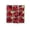 Wine9-3.14in, variant on 6pcs Christmas Baubles Ornaments Set, Red Velvet Flocked Xmas Ball Decorations, Shiny Glitter Finish Holiday Orbs for Christmas Tree, Garland, Wreath, Traditional Winter Party Home Decor, Red6-3.14in