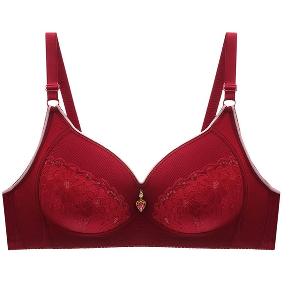 Admvng Bras for Women No Underwire Strapless Lace Underwear with Thin Side Collection and Daily Bra, Size M-2XL